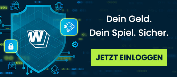 Wettigo Bonus mit sicherem Login Bereich und Schutzsymbol